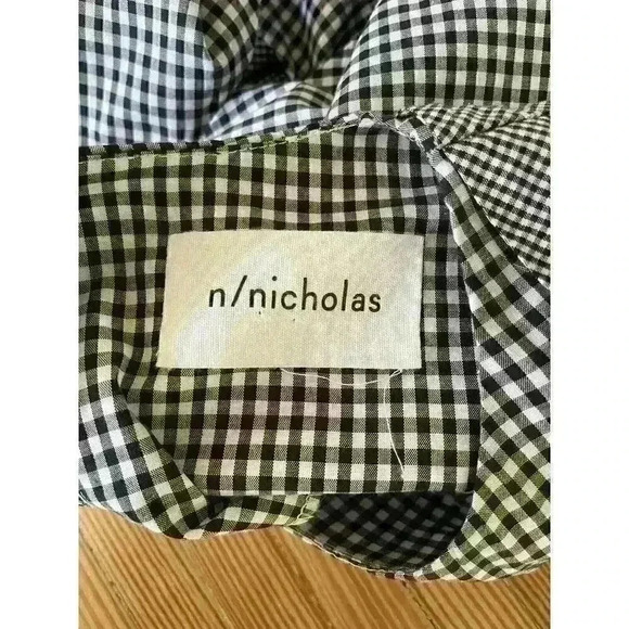 N/ Nicholas Gingham Ruffle Top Size 8 - Picture 7 of 7